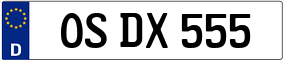 Truck License Plate